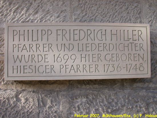 Geburtshaus von Hiller (Pfarrhaus)